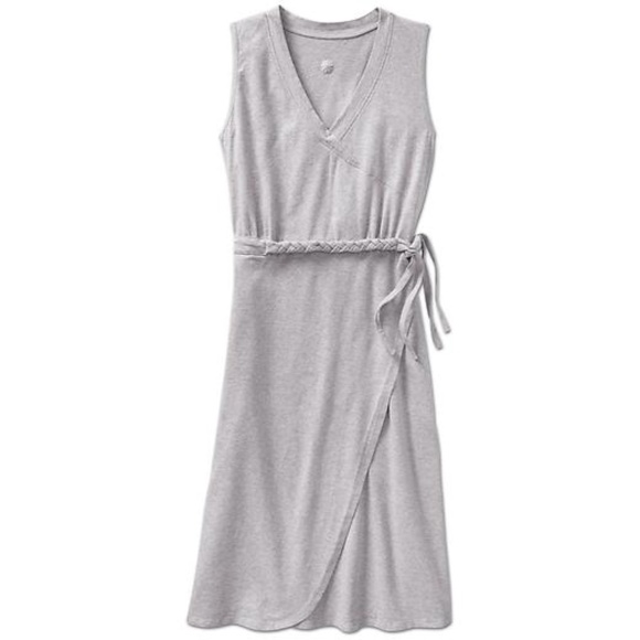 Athleta Dresses & Skirts - 🏈 Athleta Grey Organic Plait Racerback Dress
